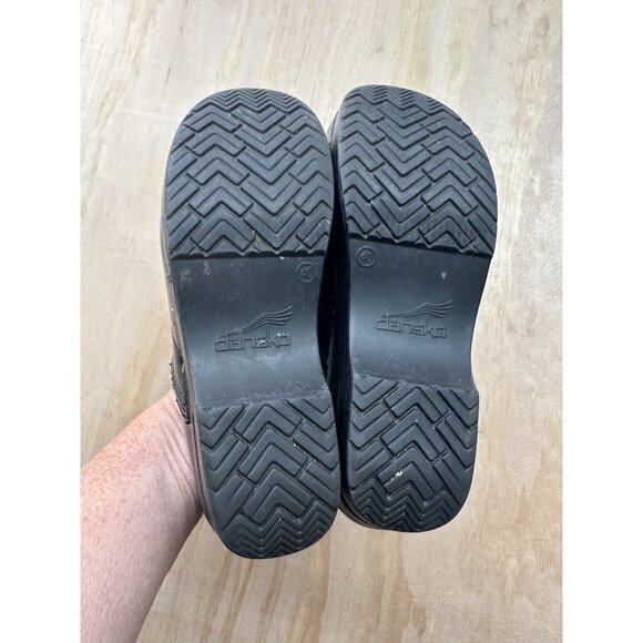 Dansko Blue Professional Clogs Womens EU 40 US 10-10.5 Leather Comfort Shoes - Picture 2 of 8